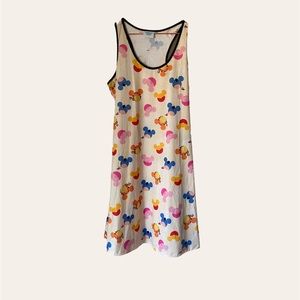 Rainbow Rules Winnie The Pooh Print Tank Dress